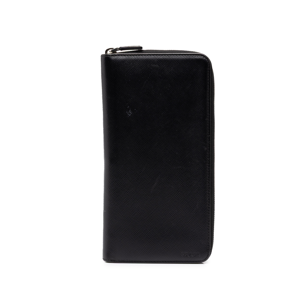 Pre-Loved Prada Saffiano Zip Around Long Wallet